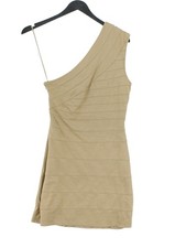 Express Bodycon Midi Dress XS in Tan