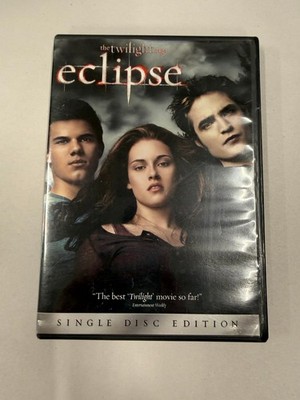 Twilight Saga Eclipse DVD 2010 Single Disc Kristen Stewart Robert Pattinson