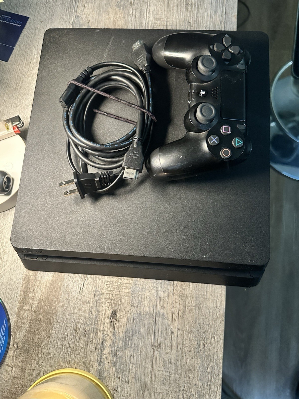 Sony PlayStation 4 Slim Original Black, 500GB, Tested Working Console