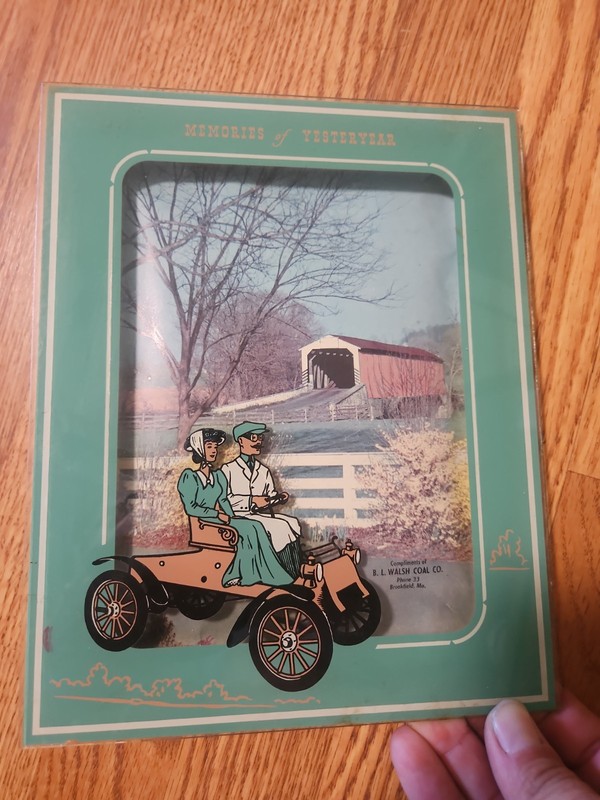 Vintage Glass  Advertising Item Brookfield Missouri B.L Walsh Coal CO