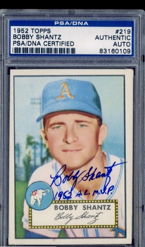 1952 Bobby Shantz #219