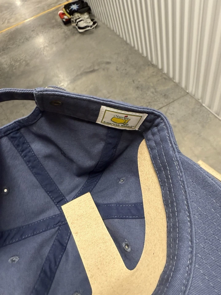 Gorra Master’s Hat 2025 sin estructura azul marino fechada nueva con etiquetas Golf Augusta Foto 3 de 4