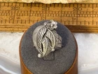 Vintage Native Navajo Sterling Silver Blossom Ring size 7.5--1057.26