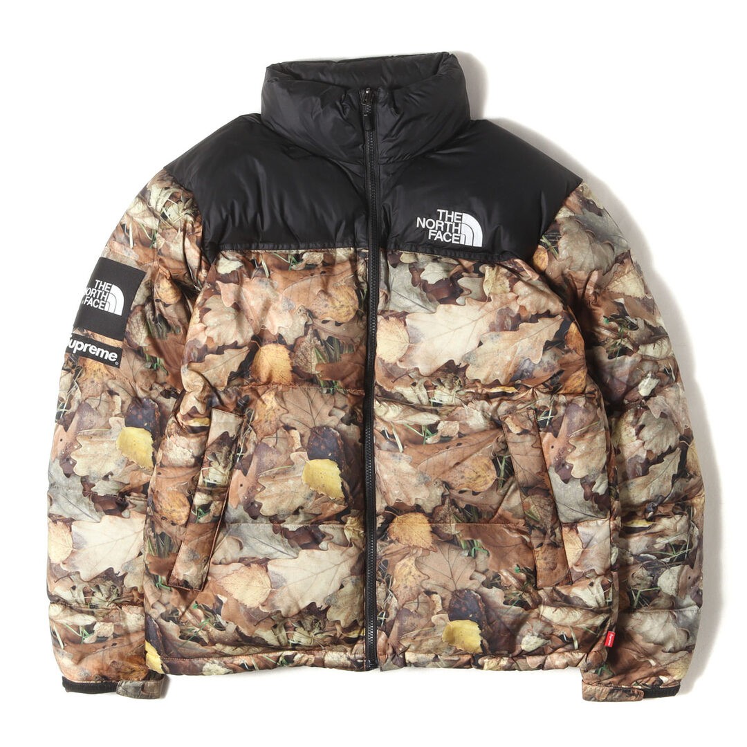 Supreme Jacket Sz: M THE NORTH FACE Leaf Hunting Camo Nuptse Down Used BEEG-0