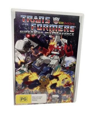 Transformers SUPER GOD MASTERFORCE 1988 (Region Free PAL DVD Set Madman 2007)