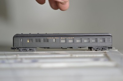 80293 N Scale  ATLAS RIVERROSSI GN EMPIRE BUILDER HEAVY WEIGHT PASSENGER CAR