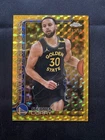 2025-26 Topps Chrome Gold Geometric Refractor Stephen Curry Warriors /50 #201