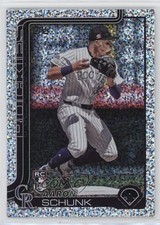 2025 Topps Series 1 Confetti Aaron Schunk #196 1f3g