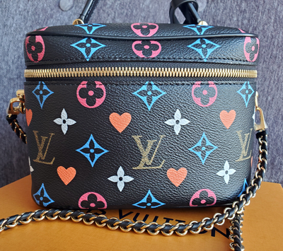 Louis Vuitton モノグラム バニティ NEW Louis Vuitton Game on Vanity PM small Black Multicolor bag w