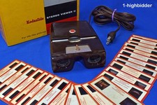 SERVICED Vtg 1950 Kodak 3D Kodaslide II Stereo Viewer Realist Format Slides BOX