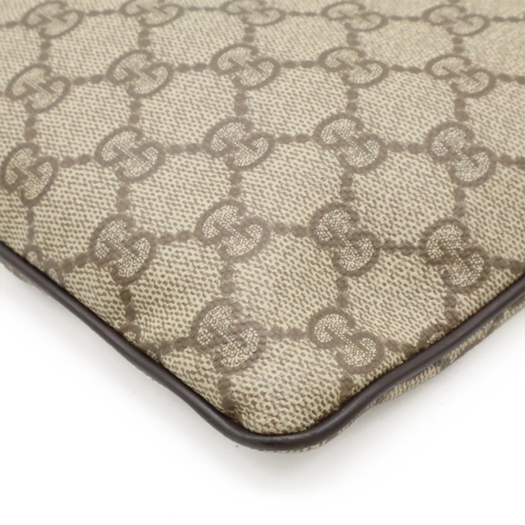 Gucci GG Supreme Shoulder Bag Crossbody Leather Beige Used 29x26.5cm thumbnail 3