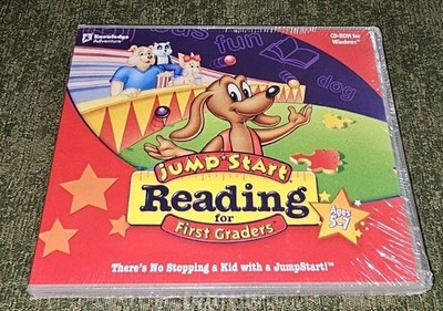 JumpStart Reading for First Graders Ages 5-7 CD-ROM for PC New Sealed