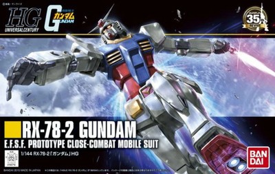 Bandai 191 RX-78-2 Gundam Plastic Model Kit for sale online | eBay