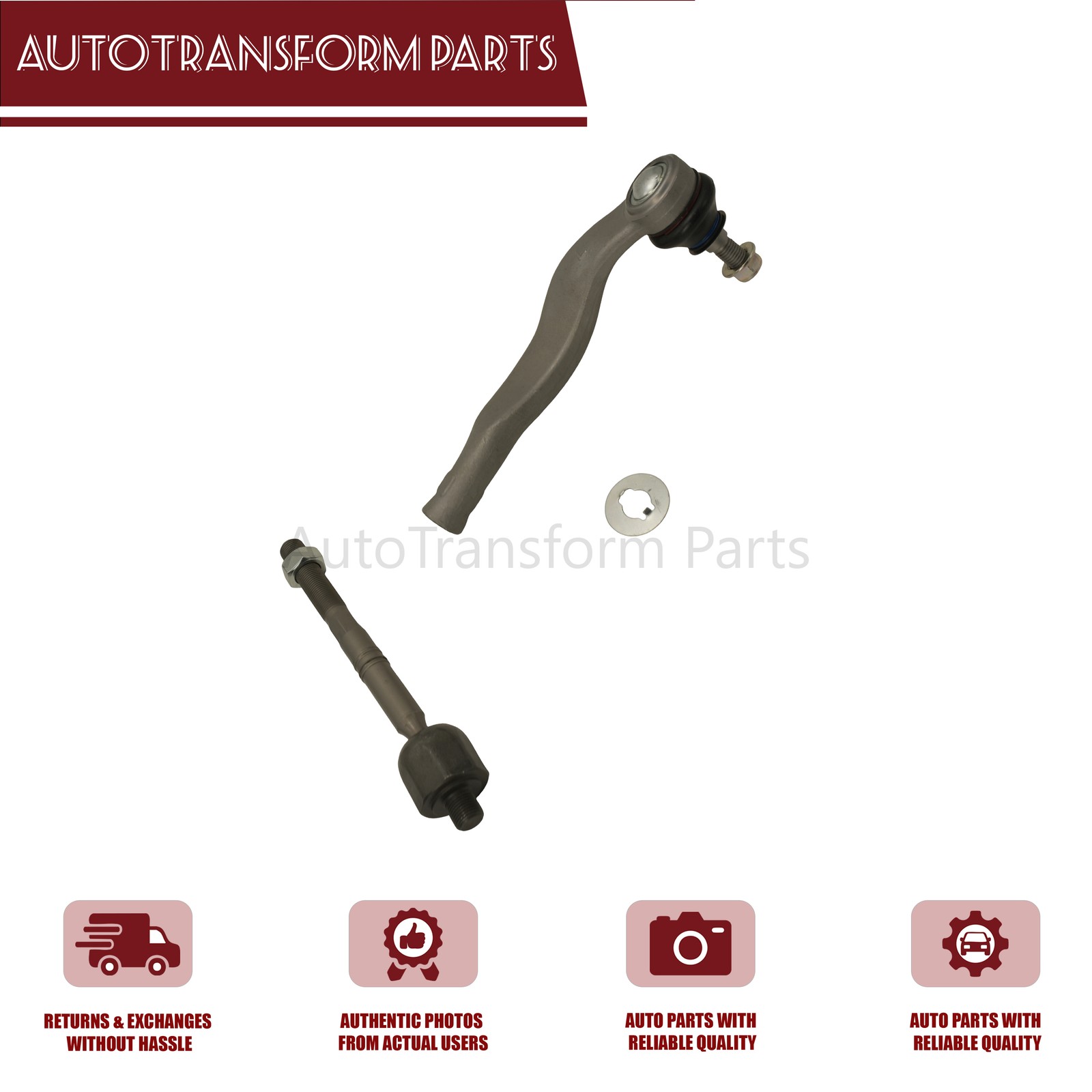 For 2019-2023 Maserati Levante 673007161 Left Inner Tie Rod Ball Joint US