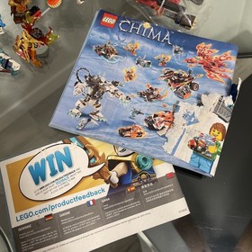 LEGO LEGENDS OF CHIMA: Icebite's Claw Driller (70223) & Ice Bear Tribe (70230)