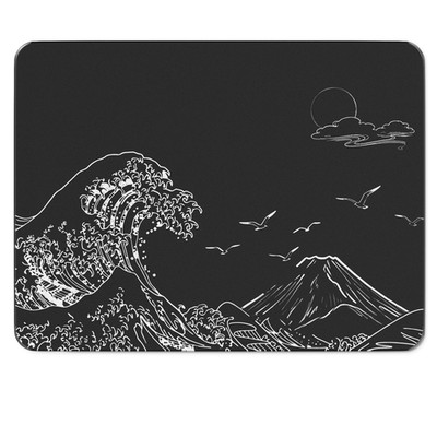 ATTACK SHARK CM05SE Tempered Glass Gaming Mouse Pad, 9H Tempered Glass Surface