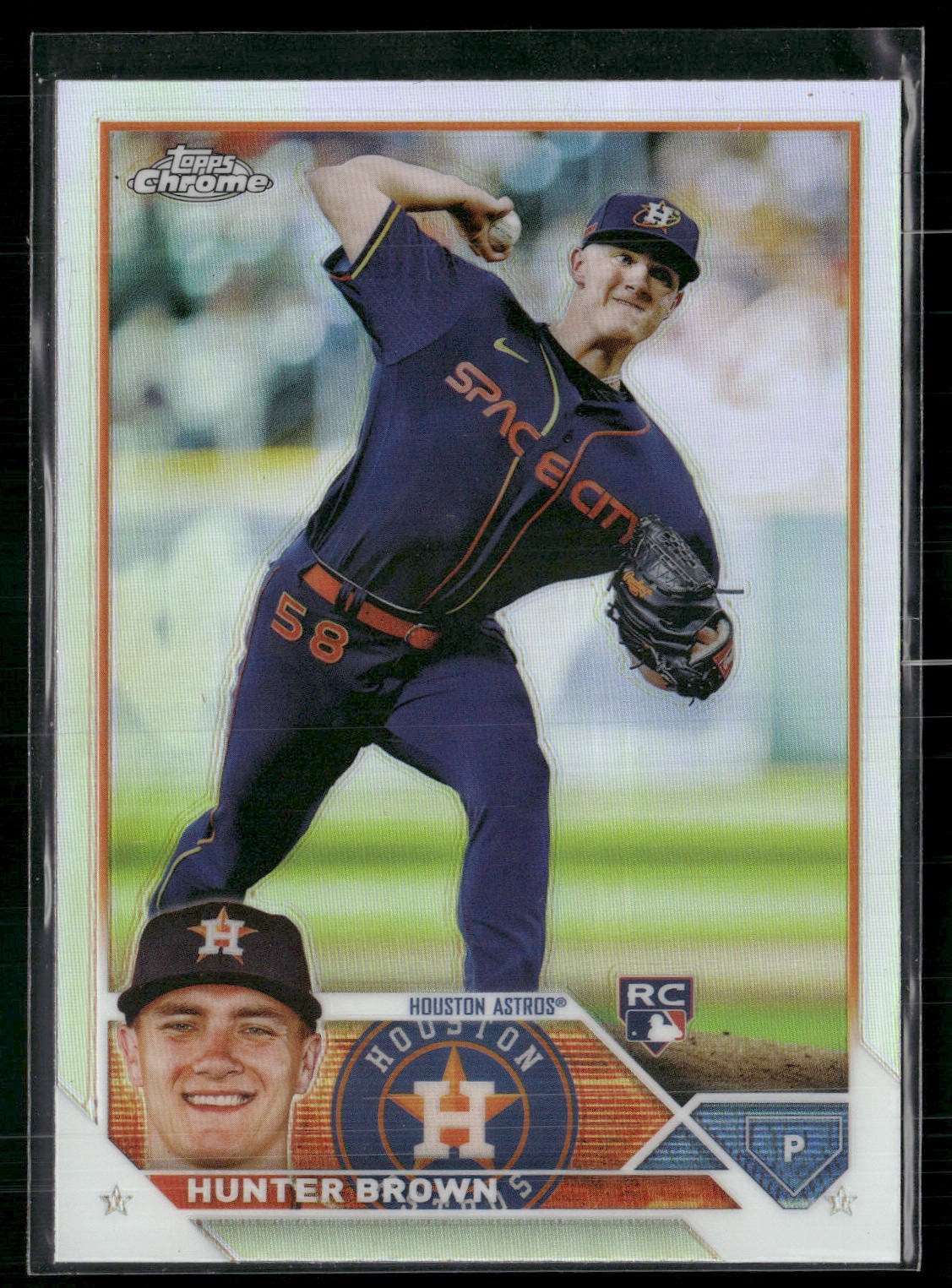 2023 Topps Chrome #197 Hunter Brown Refractors