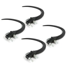(Pack of 4) 9" Hay Accumulator Grapple Hook with 1 5/8" on Center Mounting Holes