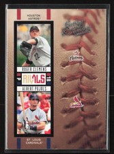 2005 Donruss Leather & Lumber #R-4 Roger Clemens / Albert Pujols Rivals #/2000