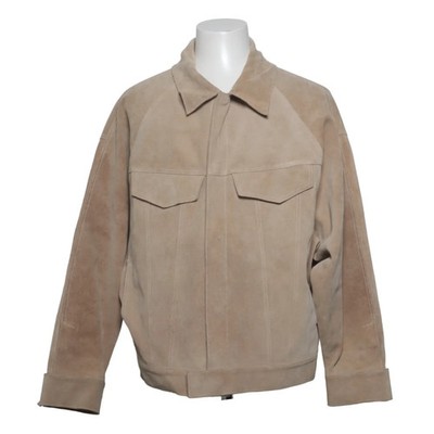 Preach, Lederjacke, Herren, Größe: M, Beige, Wildleder, Einfarbig #BfQ