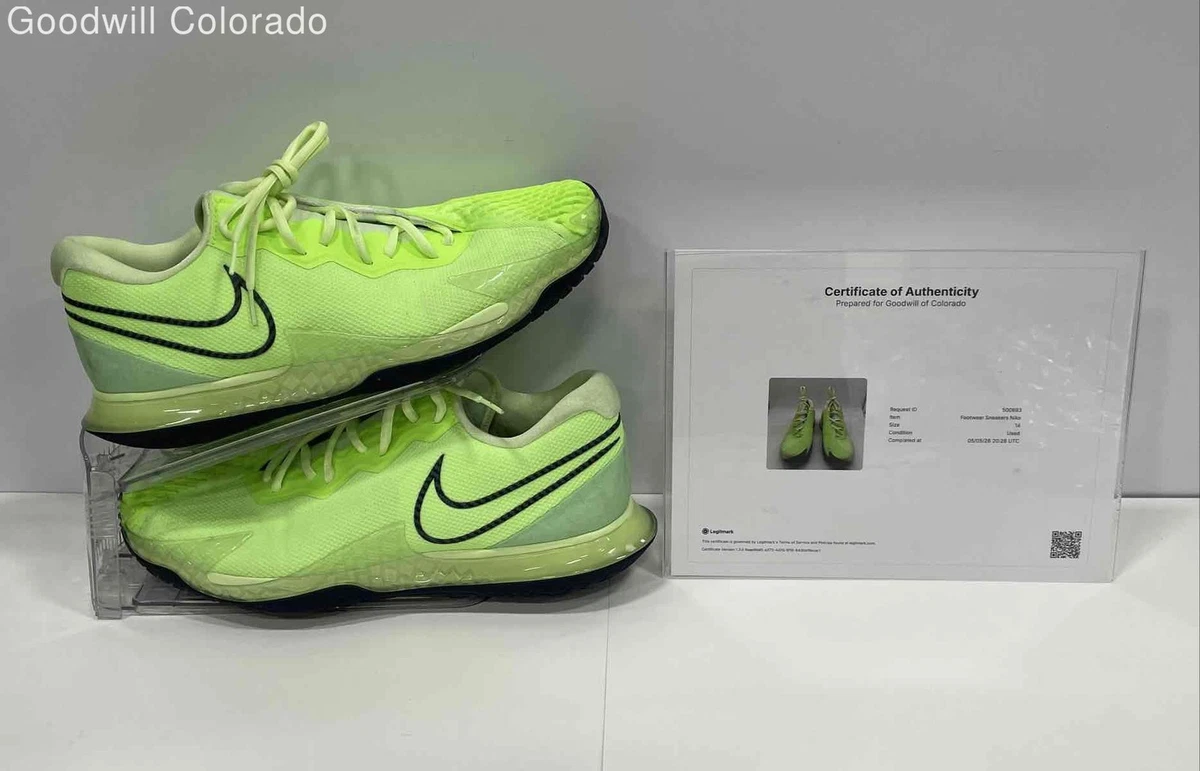 Nike Court Air Zoom Vapor Cage 4 Ghost Green Volt for Sale