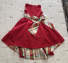Rare Editions Girls Holiday Red Dress Size 6 NWT