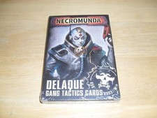 Necromunda Delaque Gang Tactics Cards, Games Workshop 2021 Version - New