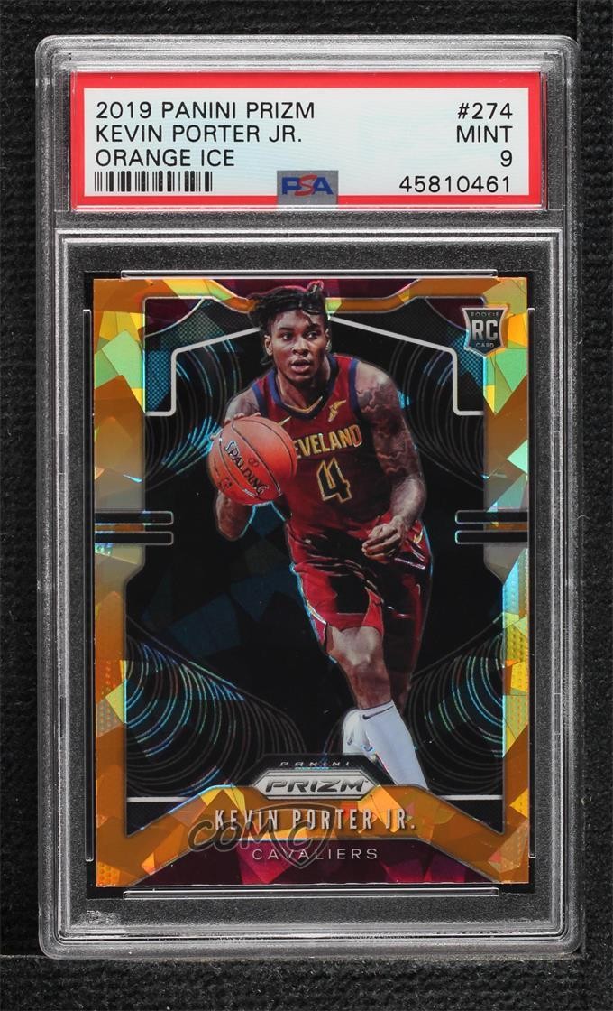 2019-20 Panini Prizm Orange Ice Kevin Porter Jr #274 PSA 9 MINT Rookie RC 4j9