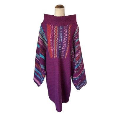 Vtg 70s Hand Woven Purple Wool Winter Dress Poncho Style One Size Hippie Boho | eBay Vtg 70s Hand Woven Purple Wool Winter Dress Poncho Style One Size Hippie Boho | eBay