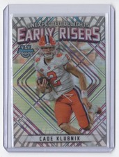 2023 Bowman Chrome University Early Risers Cade Klubnik Clemson Tigers #ER-6
