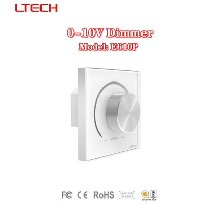 LTECH E610P AC 100 ~ 240V 5A 86 Regler 0-10V 15mA Dimmschalter Einstellregler