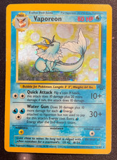 Pokemon TCG Vaporeon 12/64 Jungle Holo HP