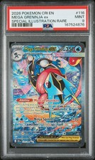 2026 POKEMON CRI EN-CHAOS RISING #116 MEGA GRENINJA EX PSA 9 on eBay