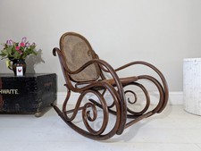 Antique Bentwood Rocking Chair Thonet Style Chair Delivery Available 