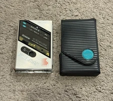 Sony Walkman WM- F100 AM/FM Radio Portable Cassette Player & Case PARTS/REPAIR