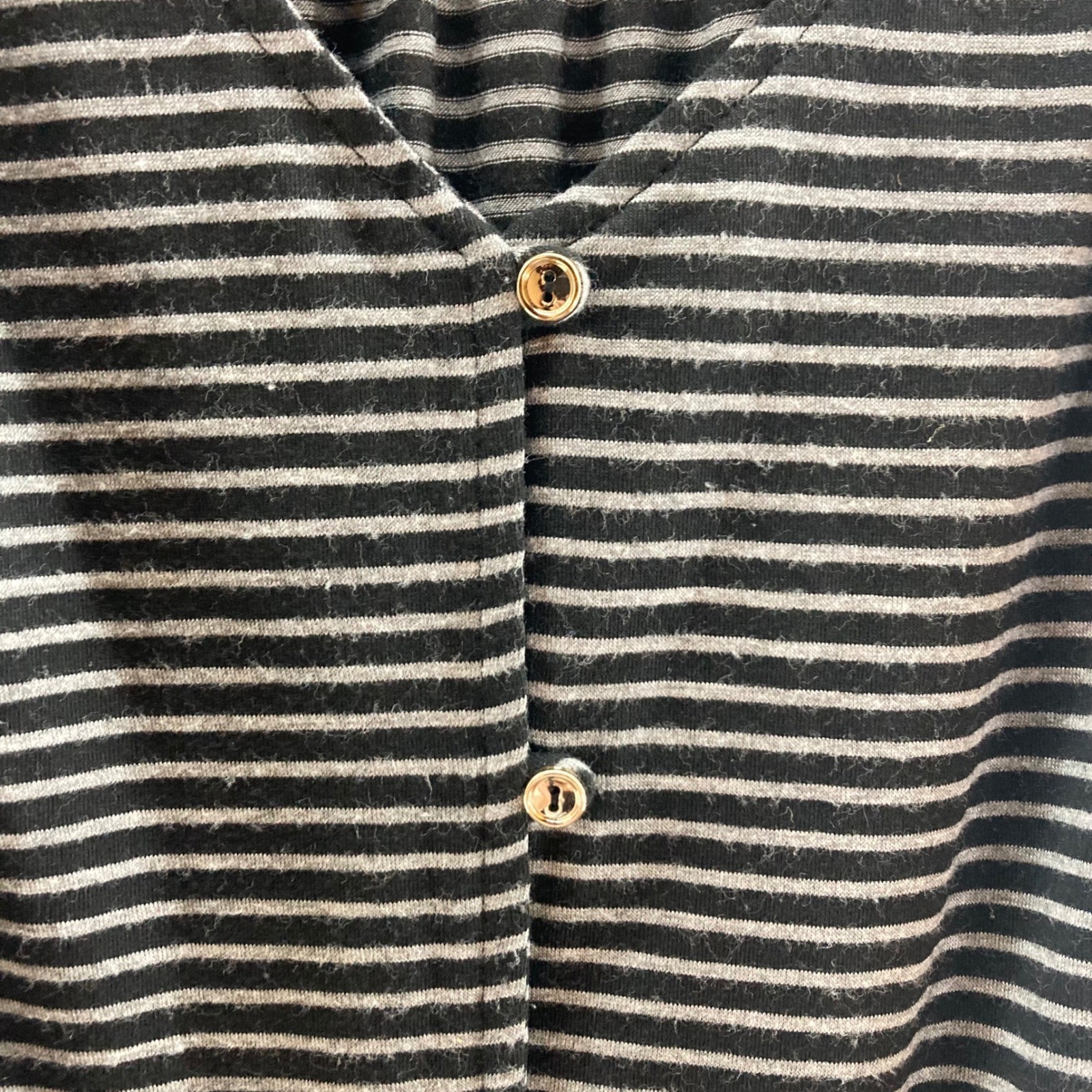 Per Seption Concept Striped Button Front Tie Wais… - image 5