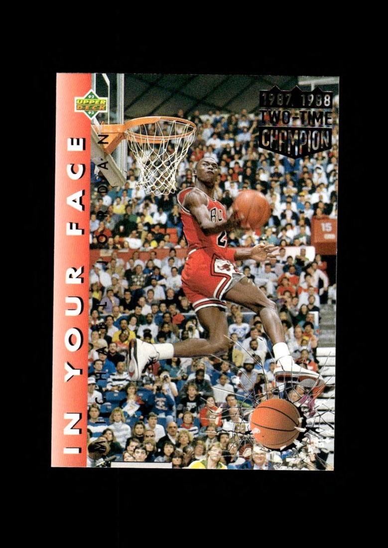 1992-93 Upper Deck: #453 Michael Jordan In Your Face NM-MT OR BETTER