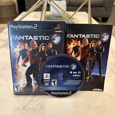 Marvel Fantastic 4 PS2 2005 Sony PlayStation 2 Complete CIB Tested