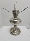 ANTIQUE VINTAGE NICKEL ALADDIN MODEL No.6 KEROSENE OIL LAMP, FOR REPAIR — photo 2