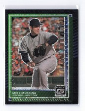 2025 DONRUSS BASEBALL MIKE MUSSINA BLACK VELOCITY PRIZM YANKEES