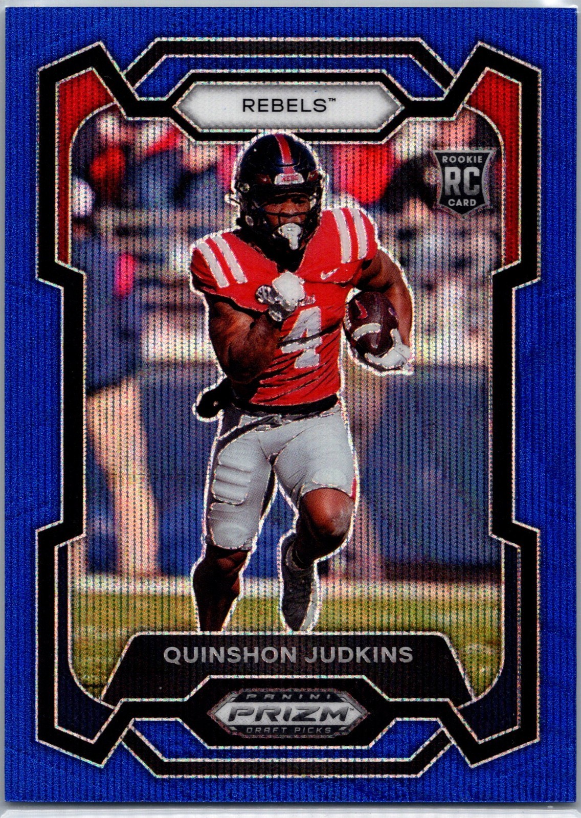 2024 Panini Prizm Draft Picks - Quinshon Judkins #146 Blue Wave /249 (RC)