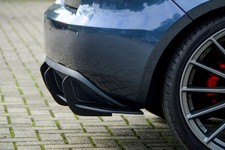 Diffuser addon with ribs / Fins for Rear BumperSkoda Fabia RS 5J 10-14