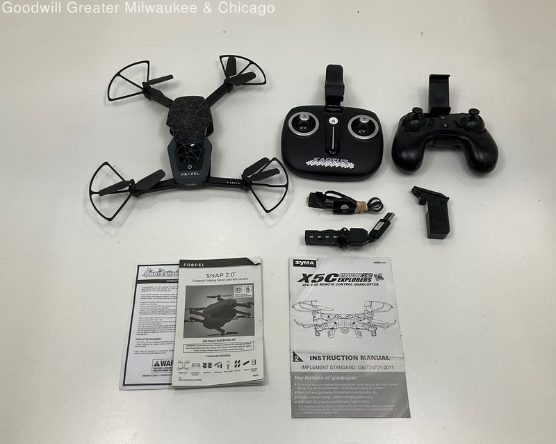 Propel Drone Turns On