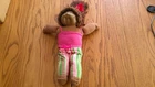 Coleco Cabbage Patch Kids African American Black Girl Doll Yarn Hair Dimple 72 2
