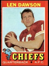 1971 TOPPS #180 LEN DAWSON CHIEFS