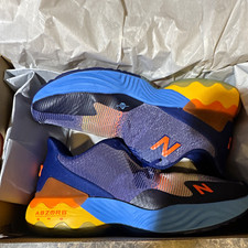 New Balance FuelCell Rebel TR Men  s Running Lace-Up Low Top Blue/Orange 11.5 D