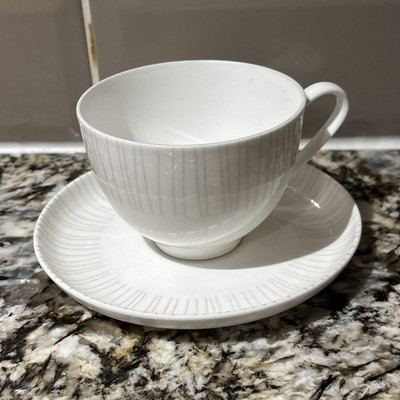Johnson Brothers Montreal weiß Teetasse, Untertasse