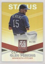 2015 Panini Elite Status Gold 48/49 Glen Perkins #109 fm0
