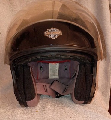 harley davidson hjc helmet Harley-Davidson Replacement Sun Shield, Half Helmets, Smoke 98212 Yellowstone Harley-Davidson comfortable feel for extended wear Harley Davidson Helmet Size Small