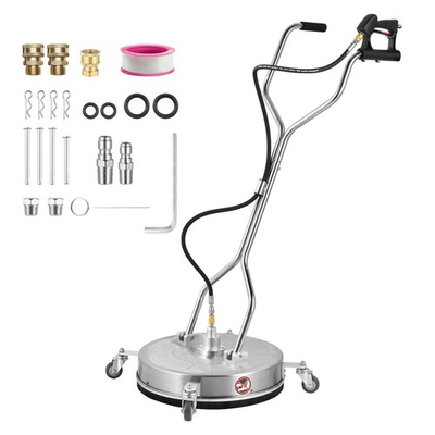 #ad Pressure Washer Surface Cleaner 4000PSI w Handles amp; Wheels Stainless Steel $237.00